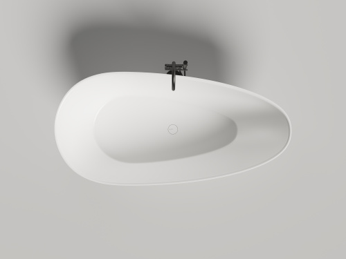 Ванна из литьевго мрамора Salini PAOLA 1015104G 172х82 отдельностоящая асимметричная - фото 2